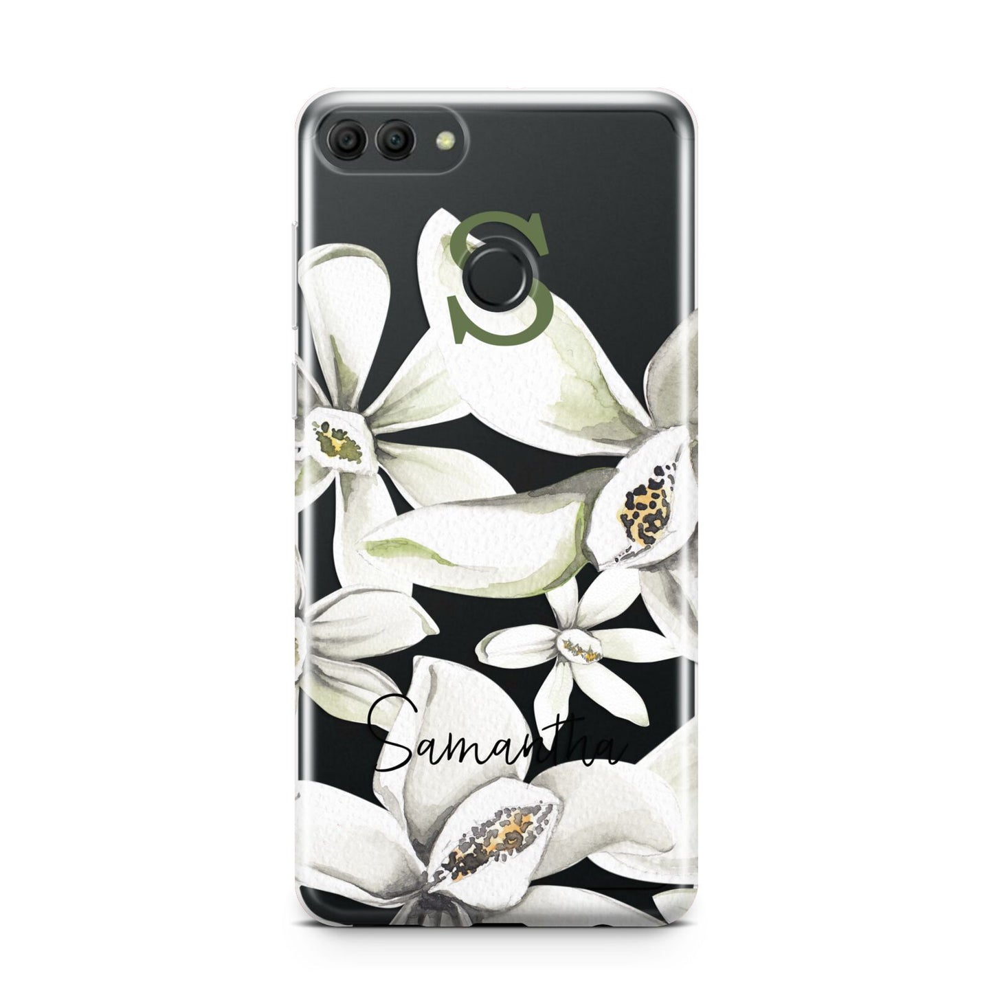 Personalised Orange Blossom Huawei Y9 2018