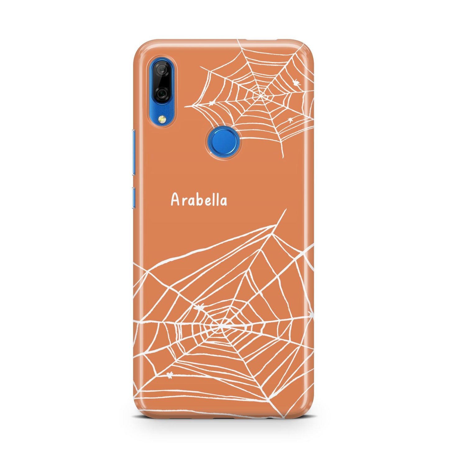 Personalised Orange Cobweb Huawei P Smart Z