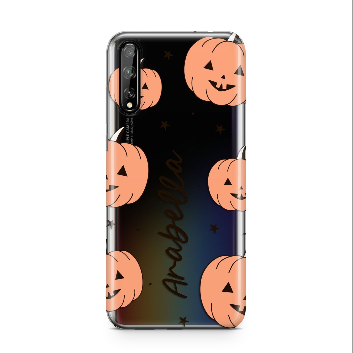 Personalised Orange Pumpkin Huawei Enjoy 10s Phone Case