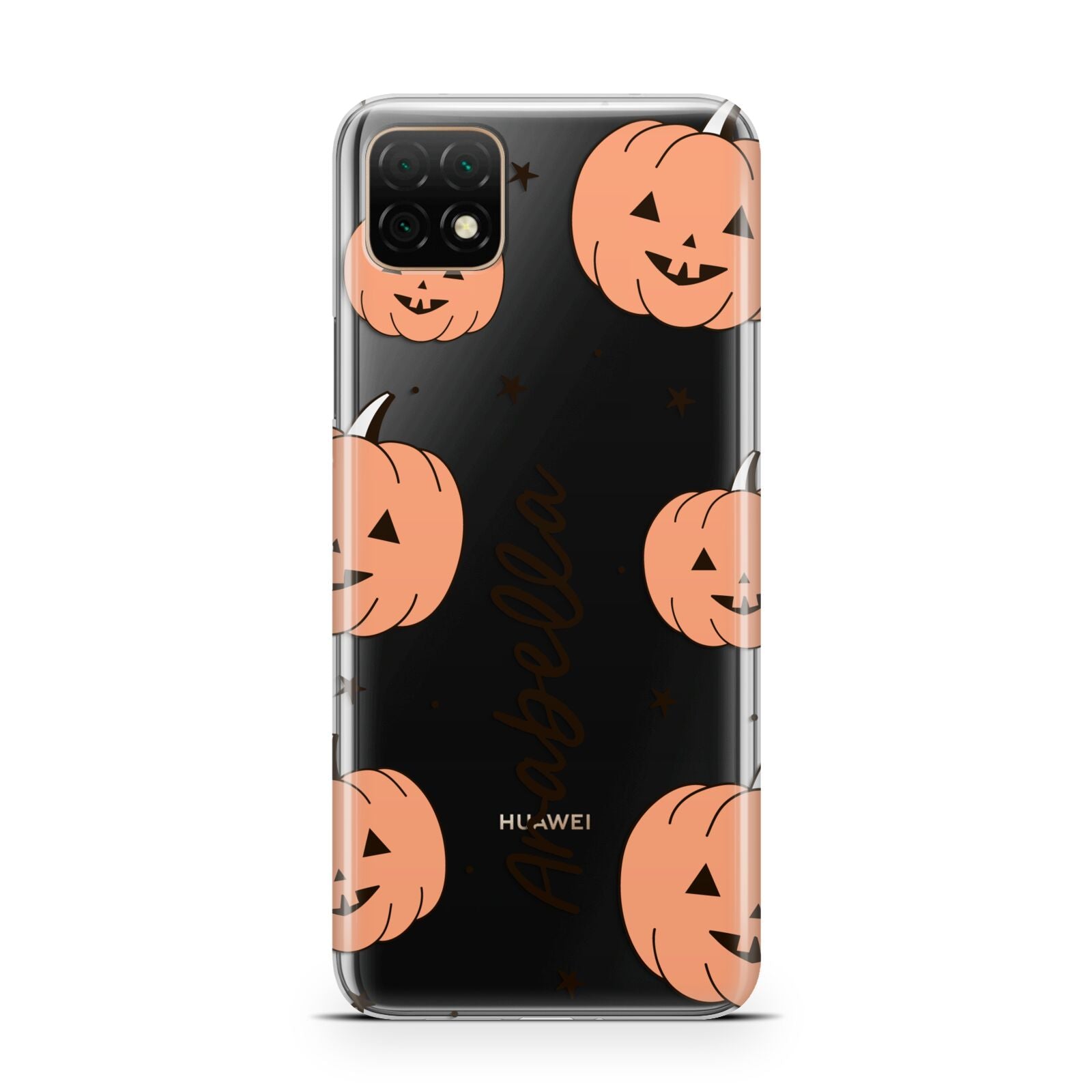 Personalised Orange Pumpkin Huawei Enjoy 20 Phone Case