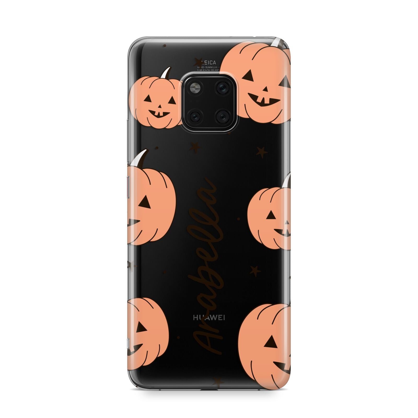 Personalised Orange Pumpkin Huawei Mate 20 Pro Phone Case