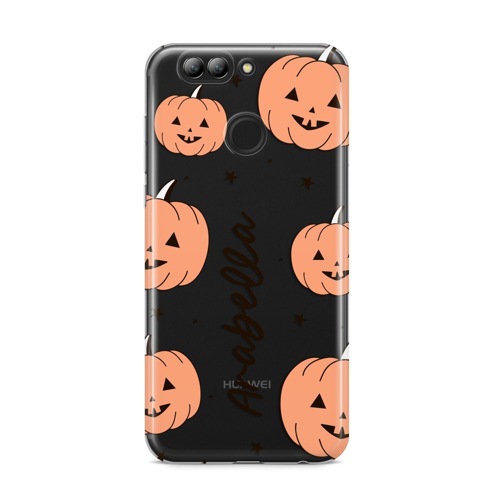 Personalised Orange Pumpkin Huawei Nova 2s Phone Case