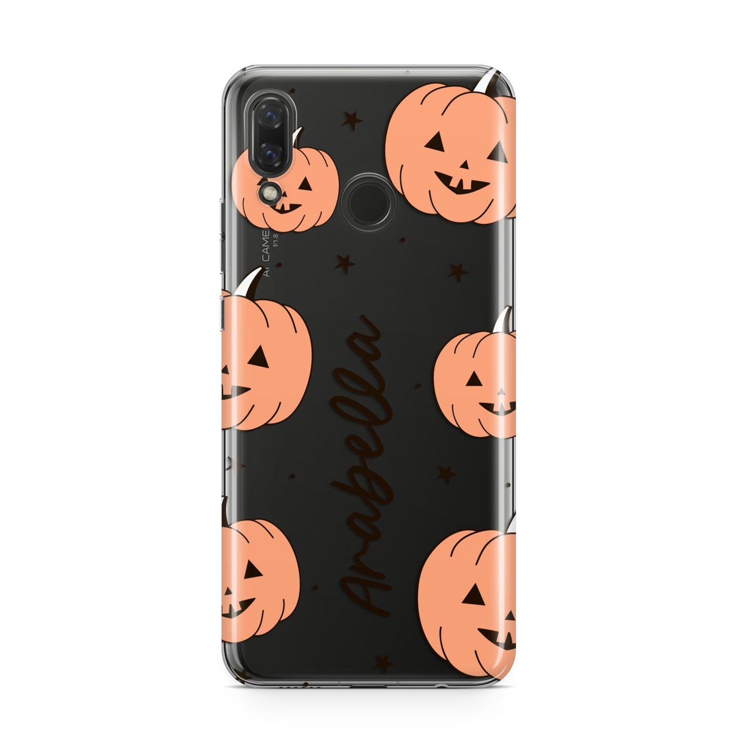 Personalised Orange Pumpkin Huawei Nova 3 Phone Case