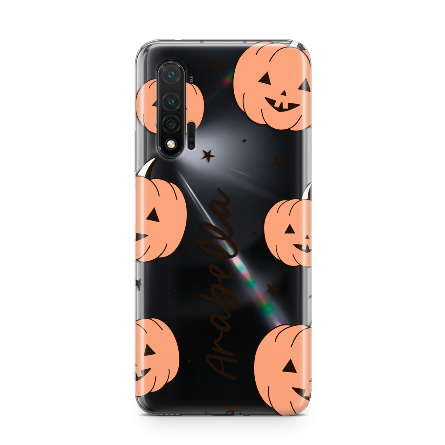 Personalised Orange Pumpkin Huawei Nova 6 Phone Case