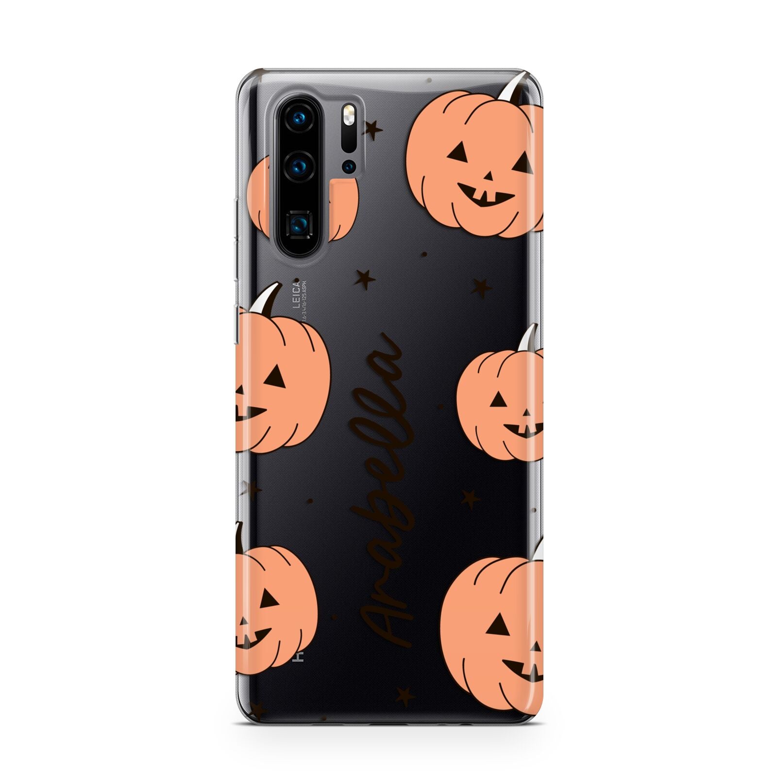 Personalised Orange Pumpkin Huawei P30 Pro Phone Case