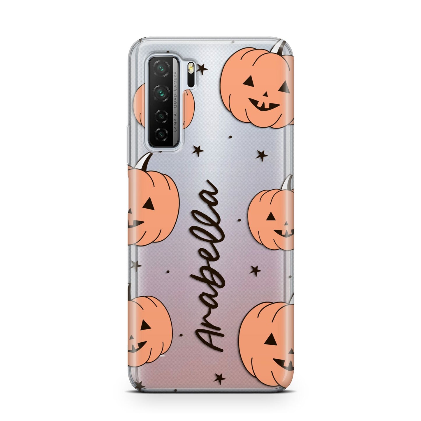 Personalised Orange Pumpkin Huawei P40 Lite 5G Phone Case