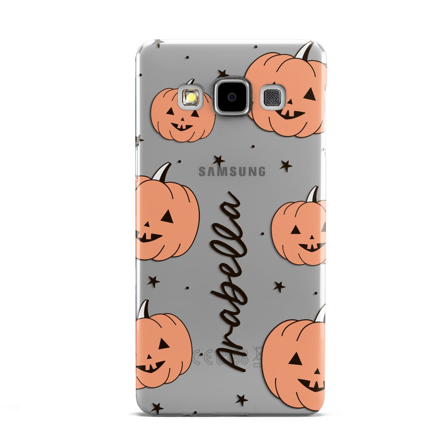 Personalised Orange Pumpkin Samsung Galaxy A5 Case