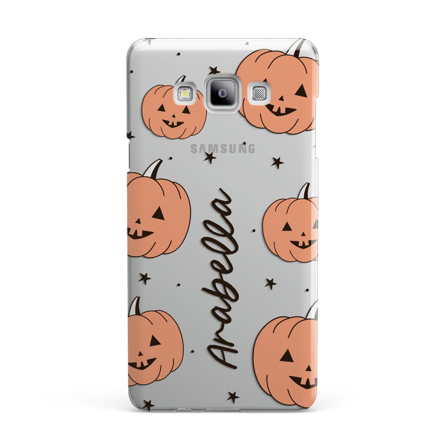 Personalised Orange Pumpkin Samsung Galaxy A7 2015 Case