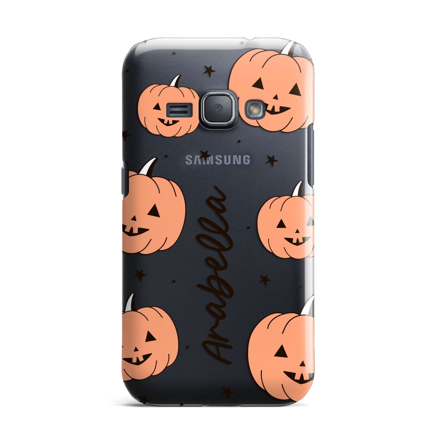 Personalised Orange Pumpkin Samsung Galaxy J1 2016 Case