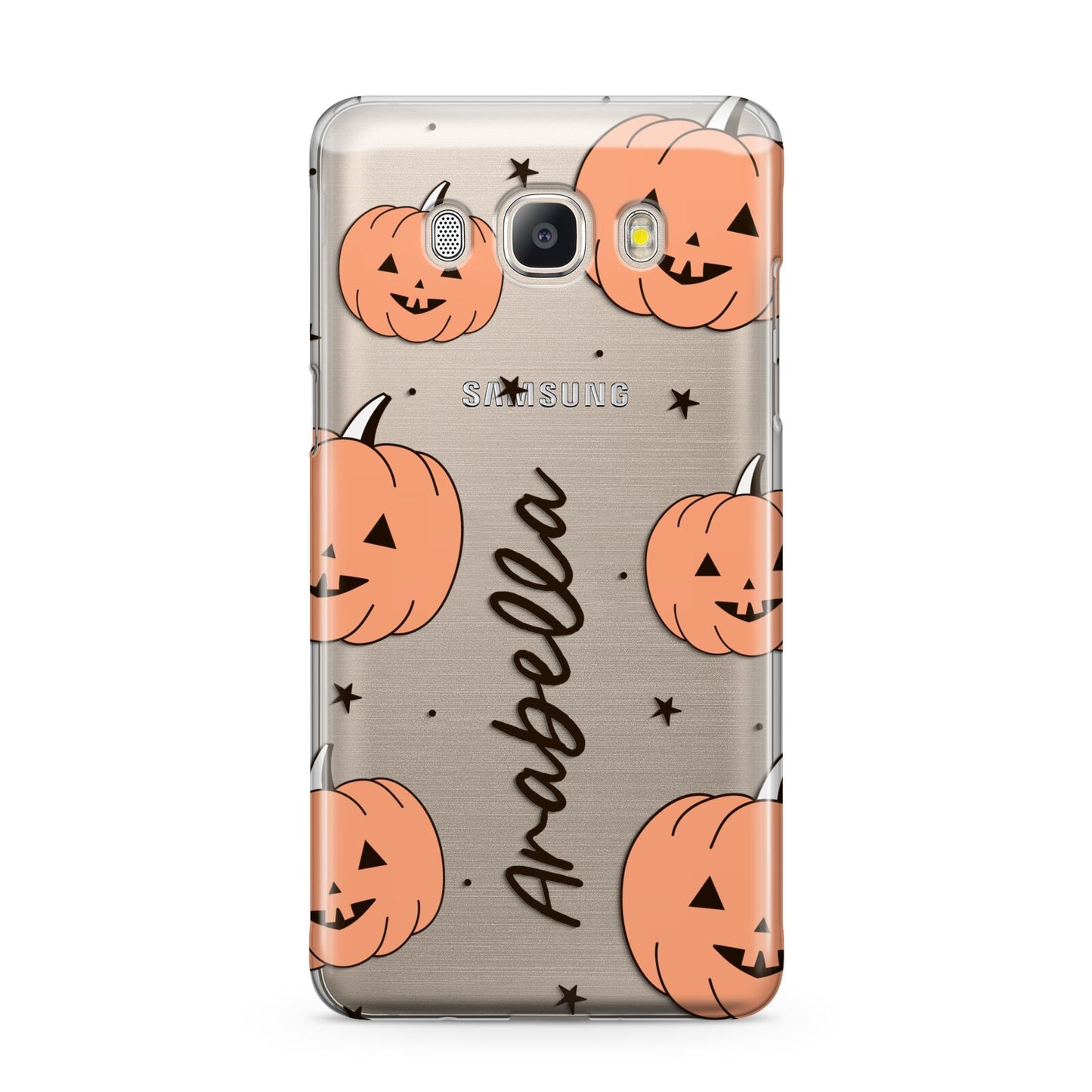 Personalised Orange Pumpkin Samsung Galaxy J5 2016 Case