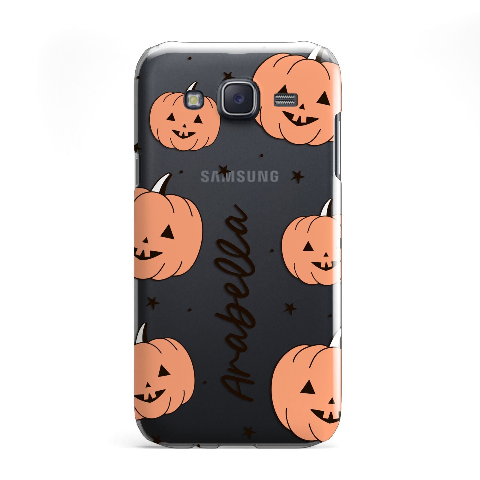 Personalised Orange Pumpkin Samsung Galaxy J5 Case