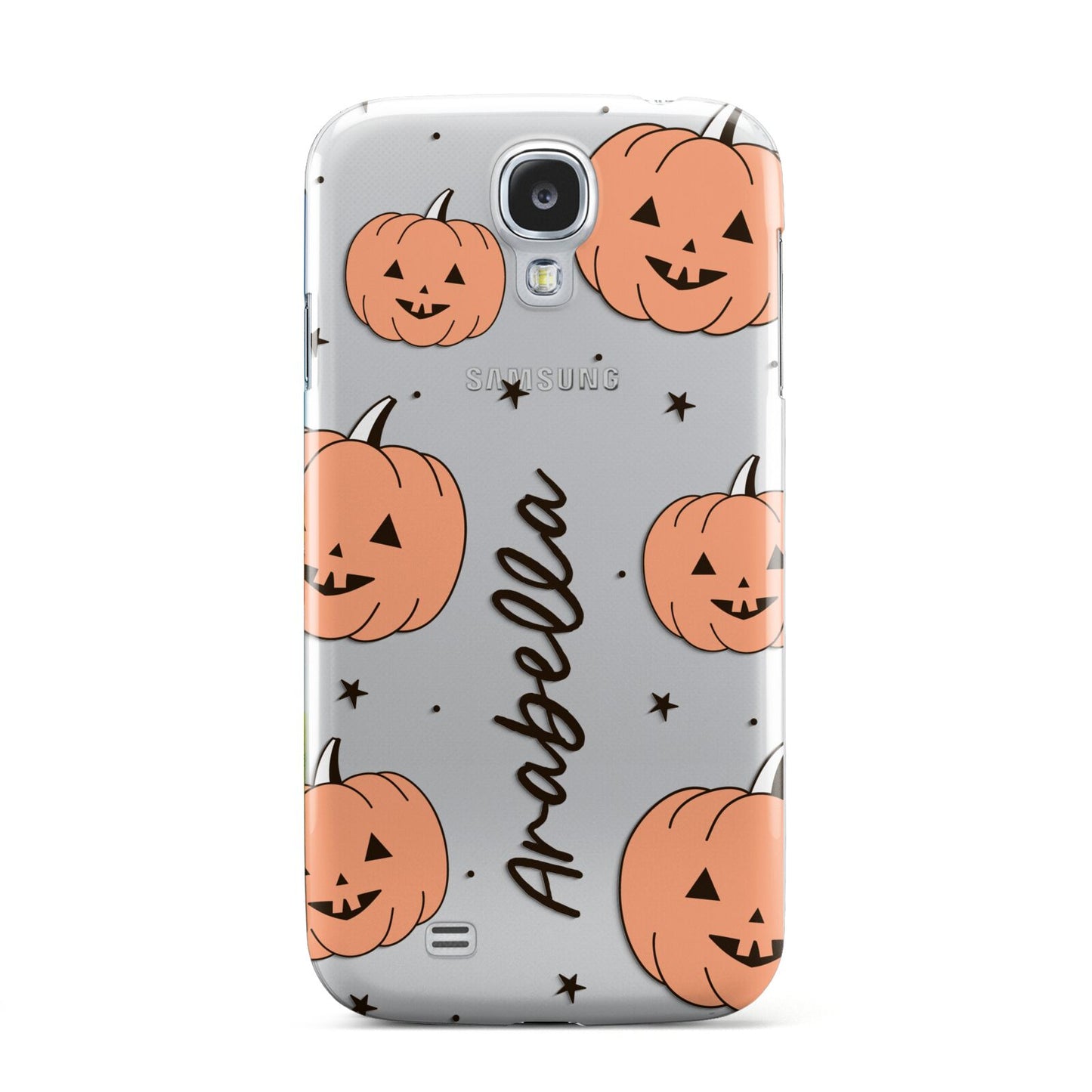 Personalised Orange Pumpkin Samsung Galaxy S4 Case