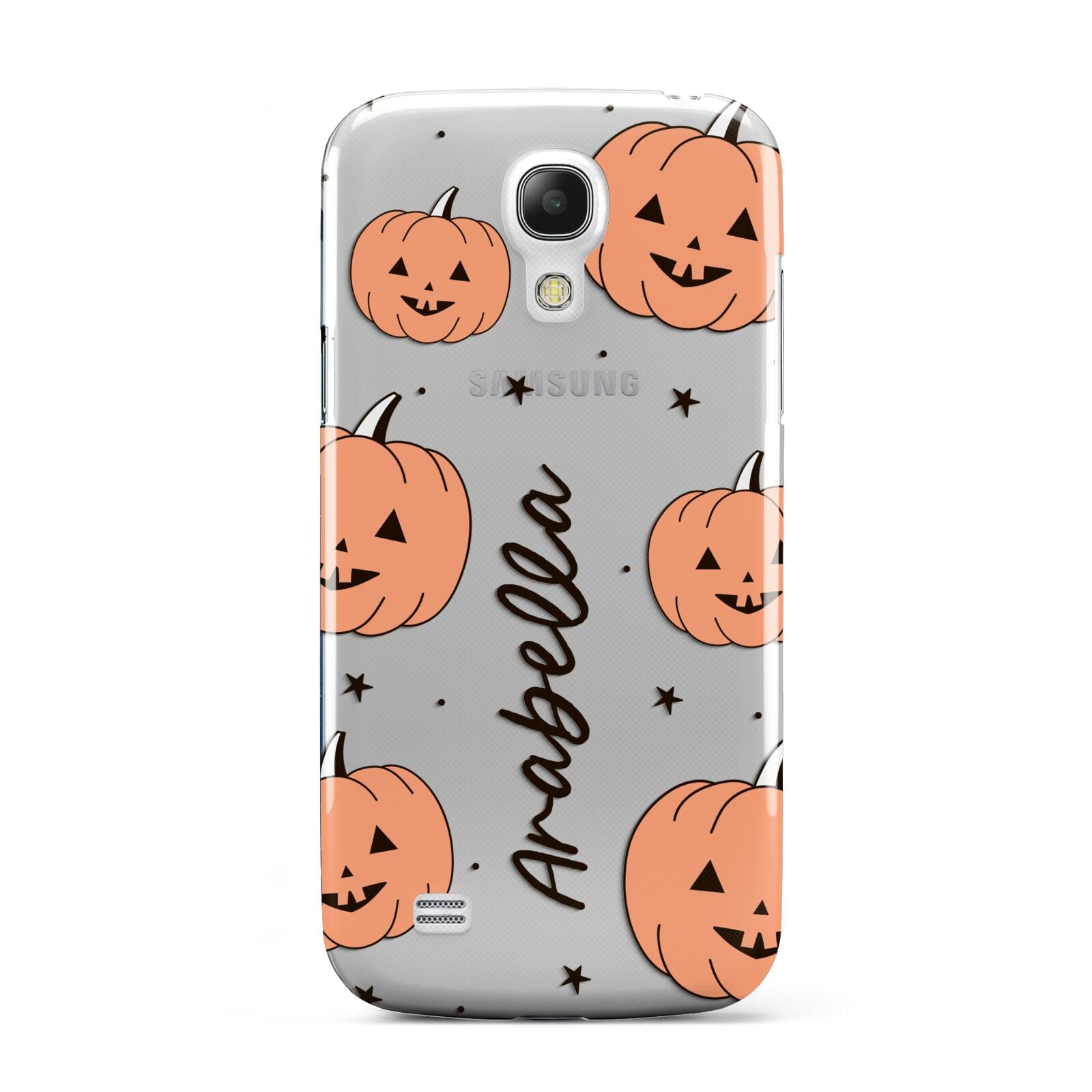 Personalised Orange Pumpkin Samsung Galaxy S4 Mini Case