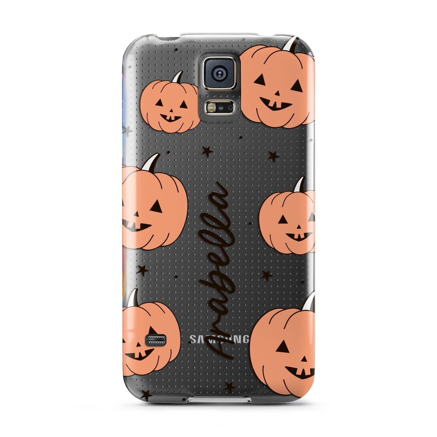 Personalised Orange Pumpkin Samsung Galaxy S5 Case