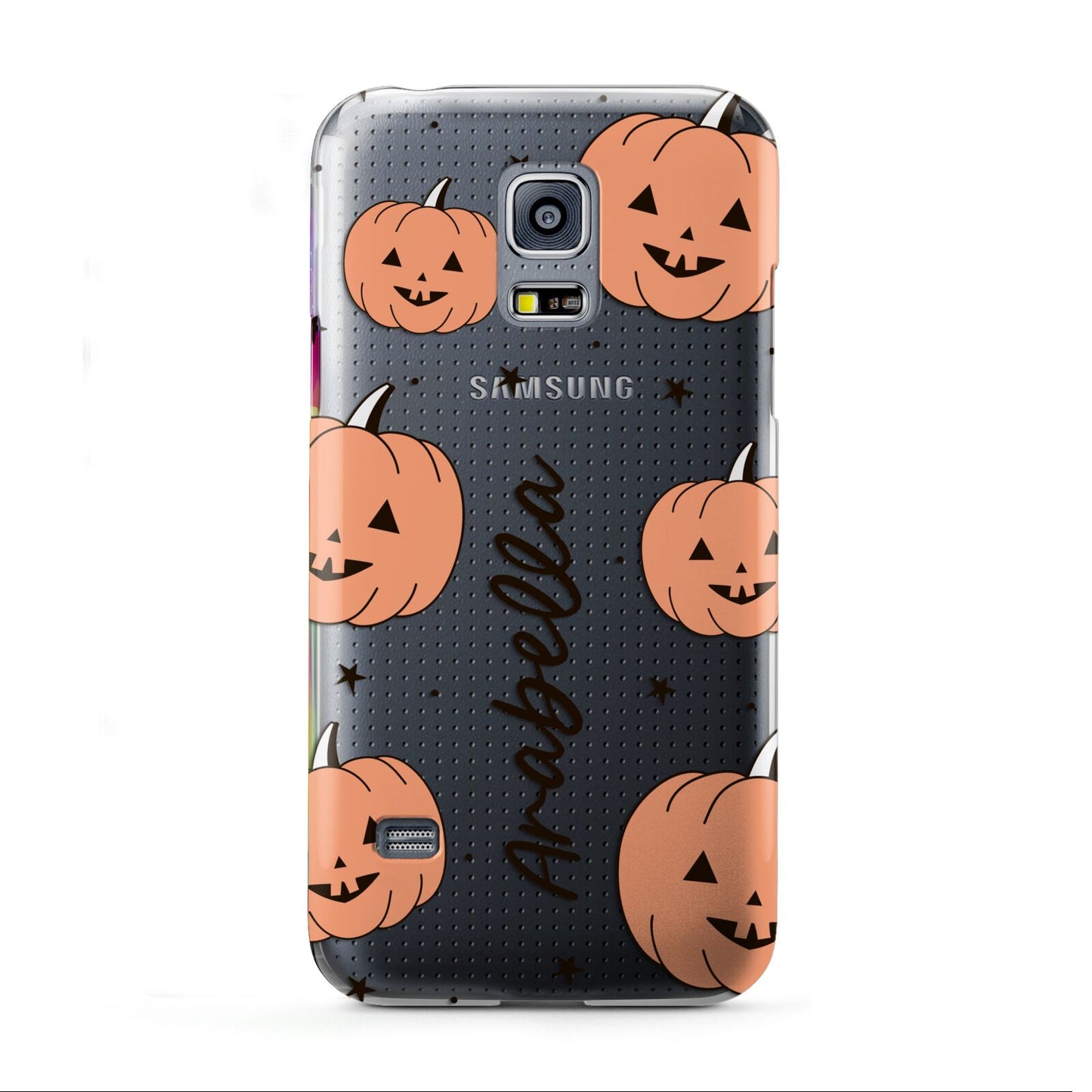 Personalised Orange Pumpkin Samsung Galaxy S5 Mini Case