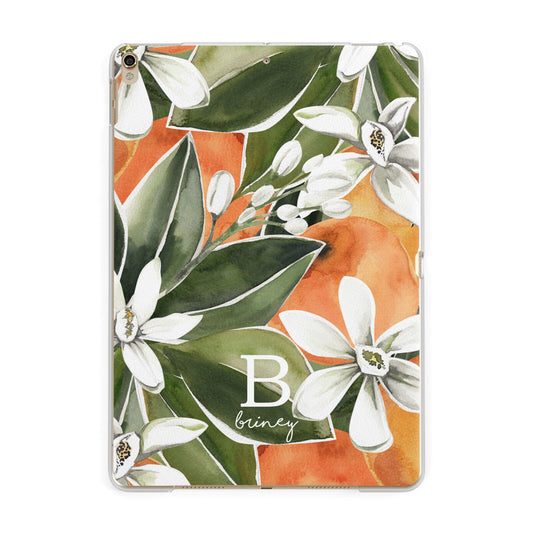 Personalised Orange Tree Apple iPad Gold Case