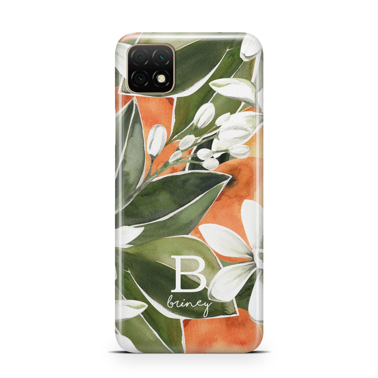 Personalised Orange Tree Huawei Enjoy 20 Phone Case