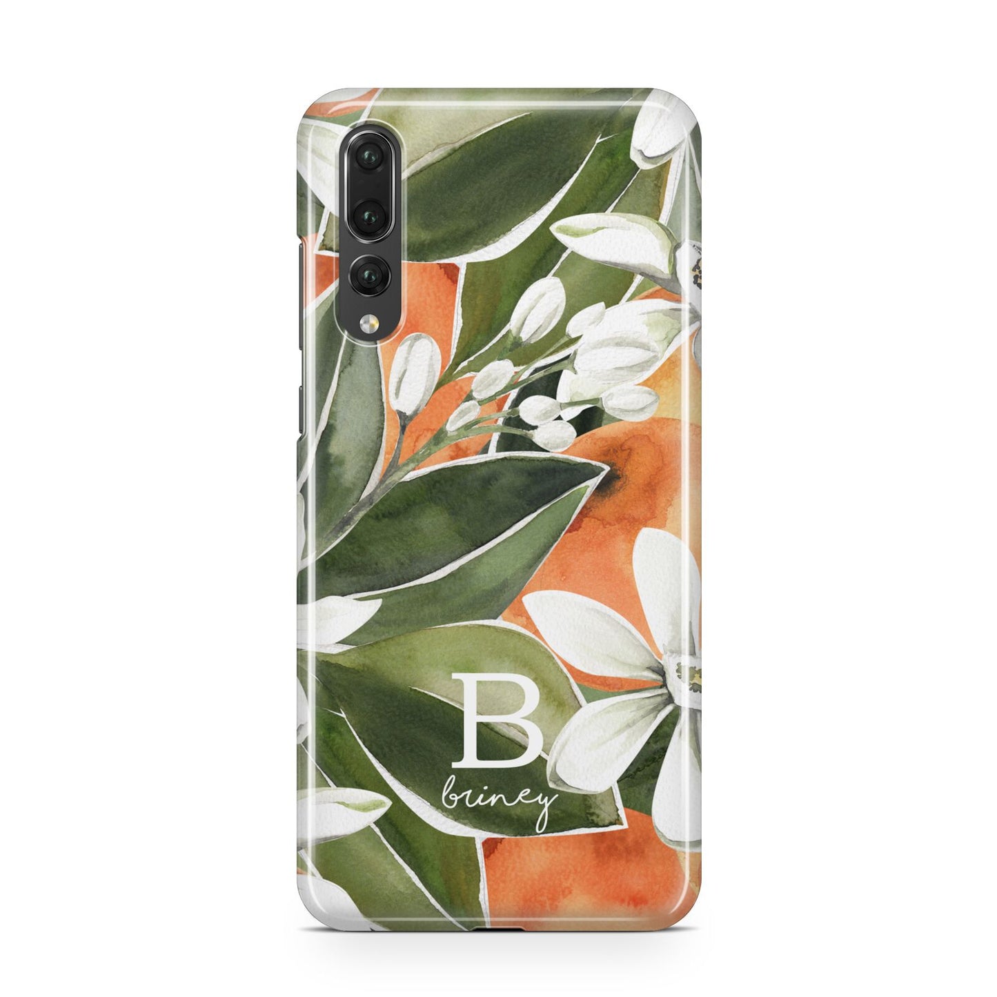 Personalised Orange Tree Huawei P20 Pro Phone Case