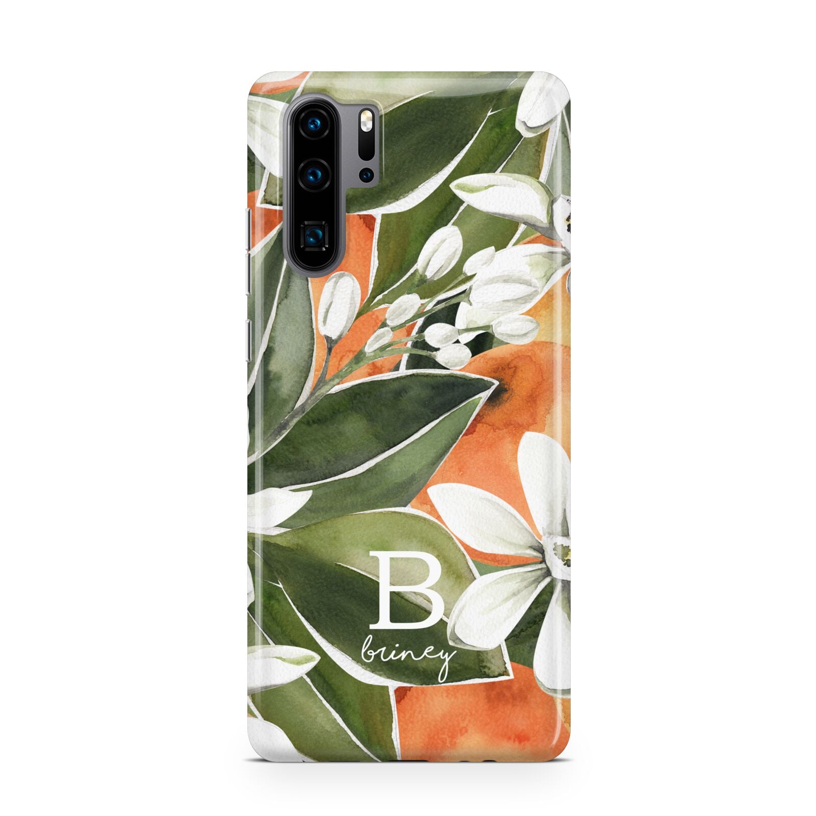 Personalised Orange Tree Huawei P30 Pro Phone Case