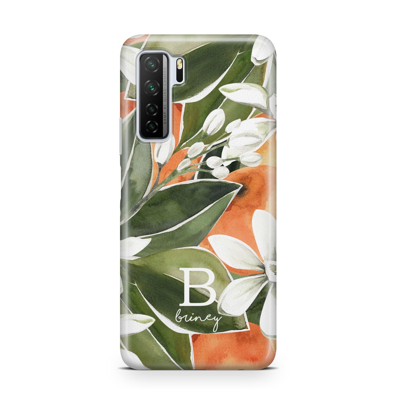 Personalised Orange Tree Huawei P40 Lite 5G Phone Case