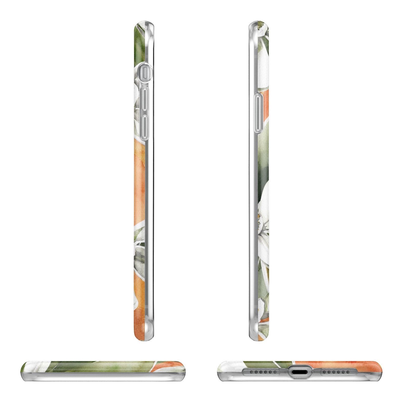 Personalised Orange Tree iPhone 11 Pro 3D Tough Case Angle Images