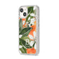 Personalised Orange Tree iPhone 14 Glitter Tough Case Starlight Angled Image