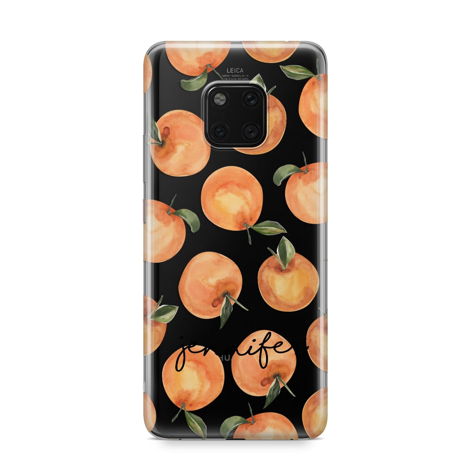 Personalised Oranges Name Huawei Mate 20 Pro Phone Case