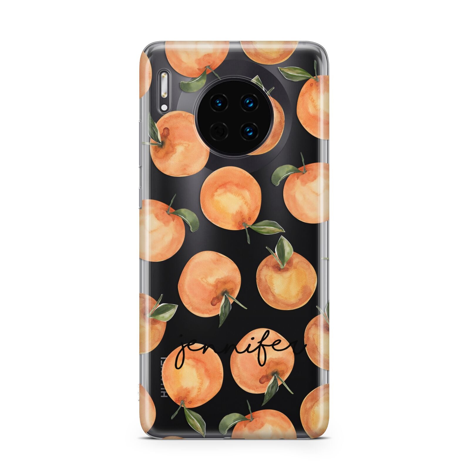 Personalised Oranges Name Huawei Mate 30