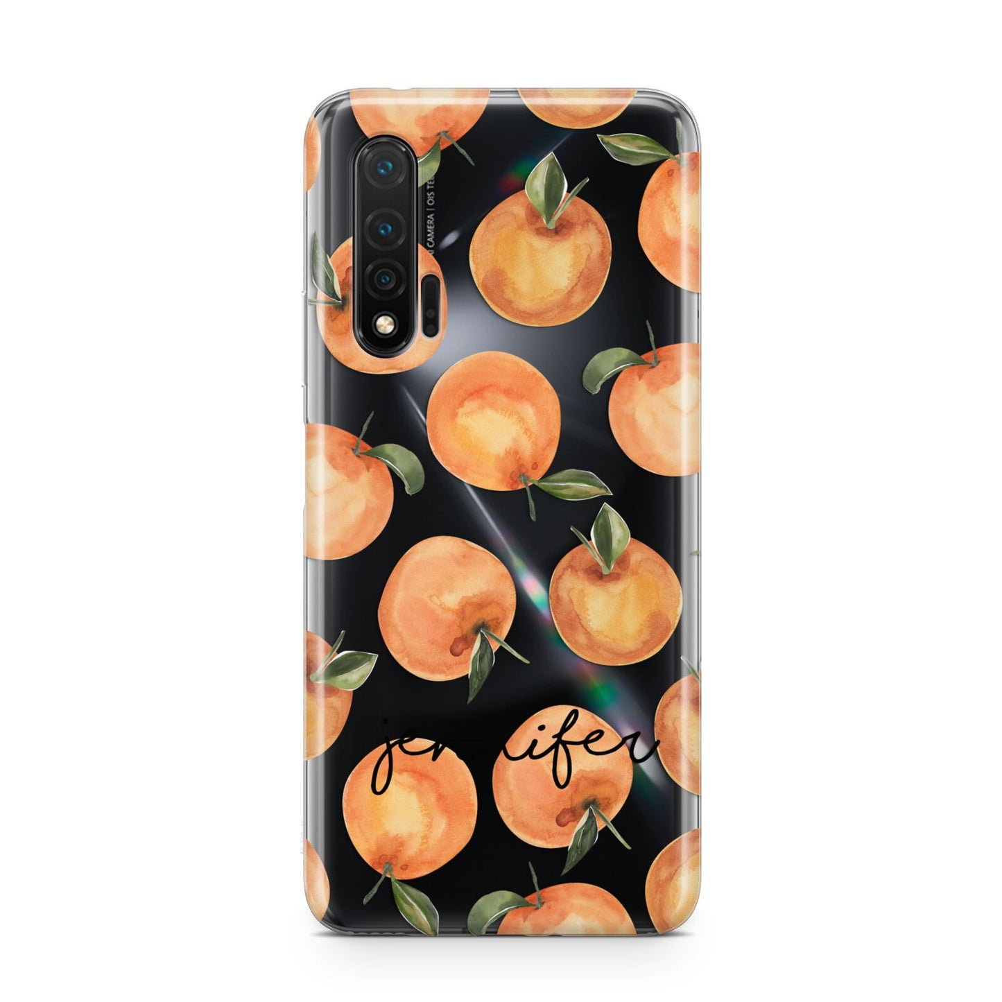 Personalised Oranges Name Huawei Nova 6 Phone Case