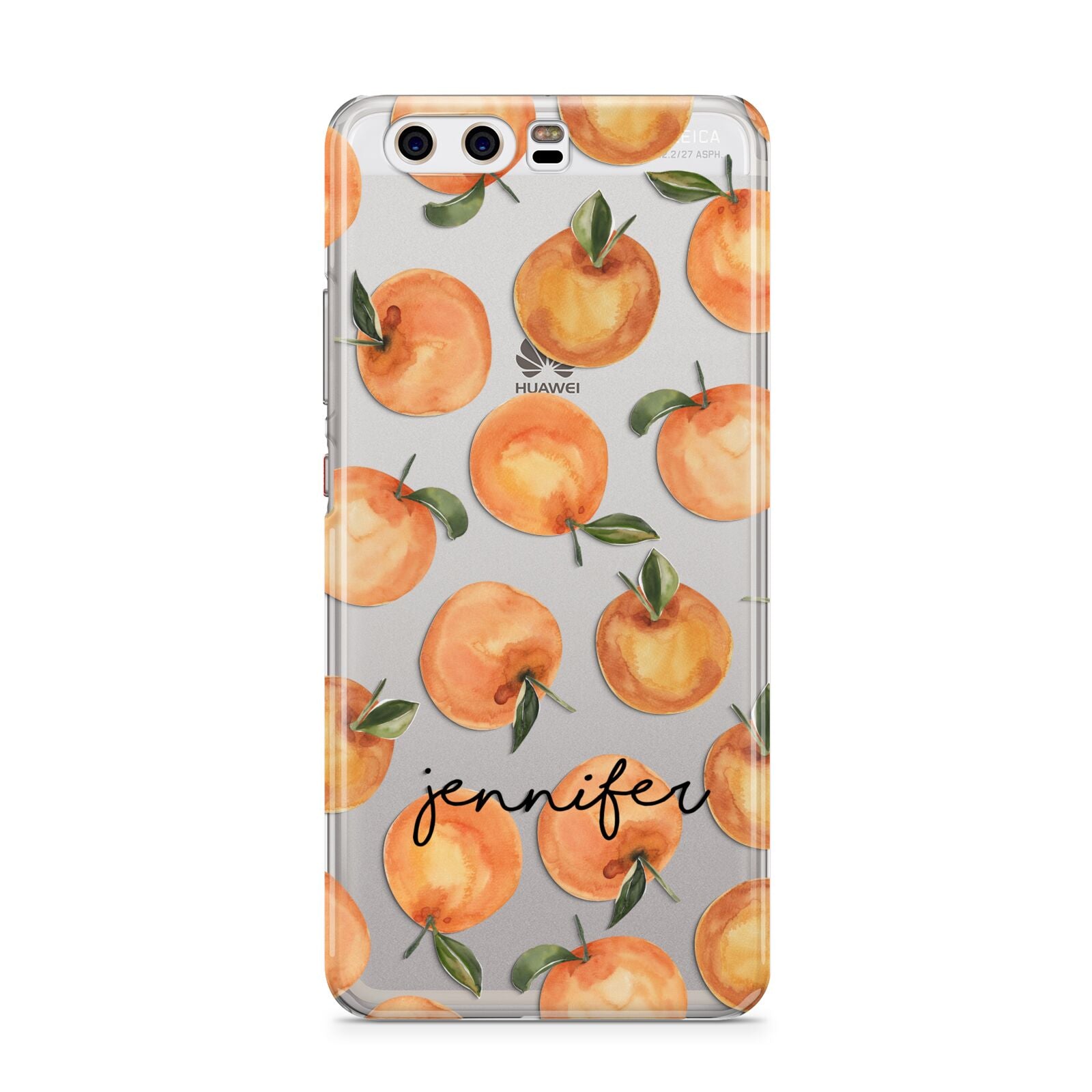 Personalised Oranges Name Huawei P10 Phone Case