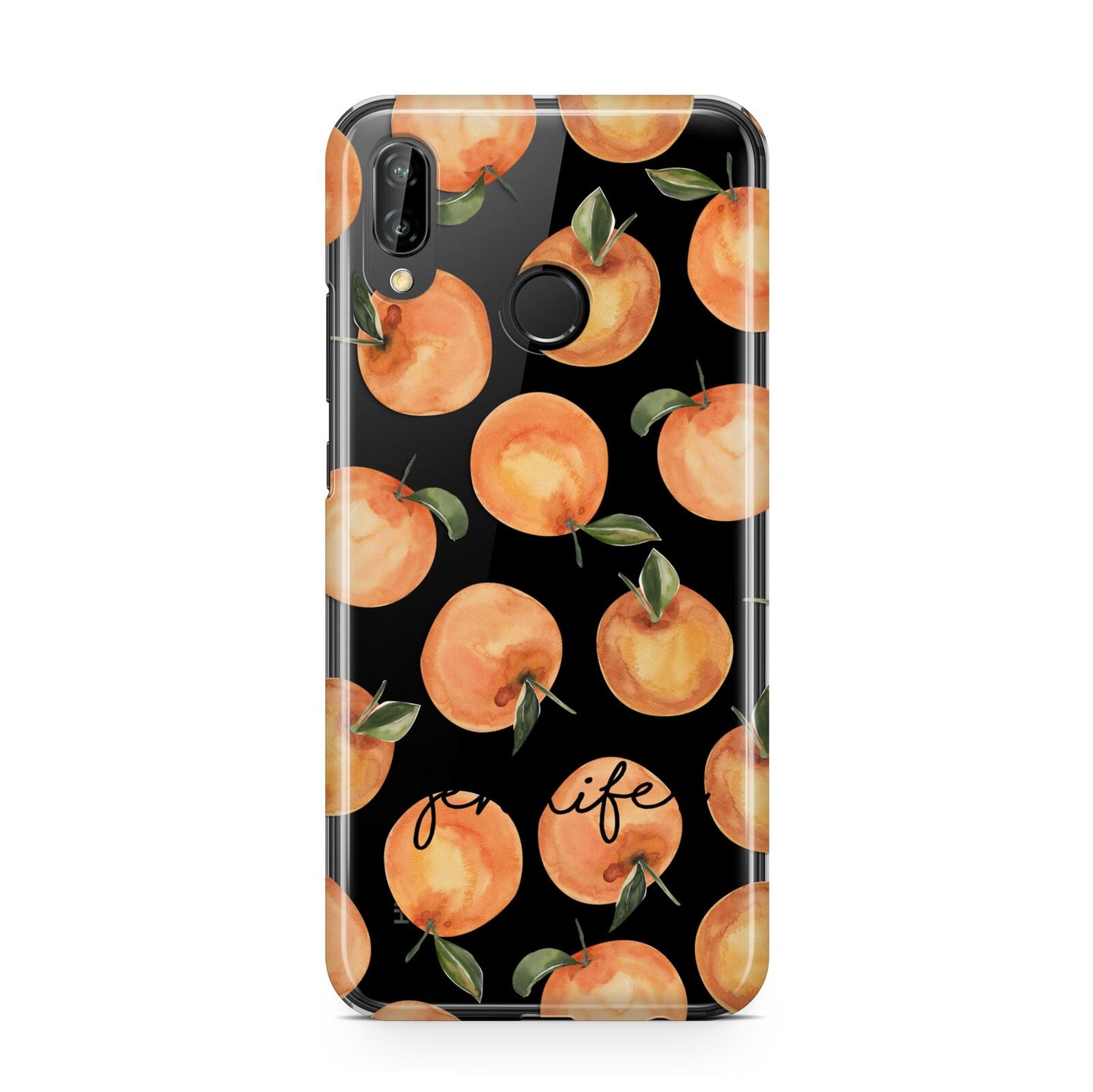 Personalised Oranges Name Huawei P20 Lite Phone Case