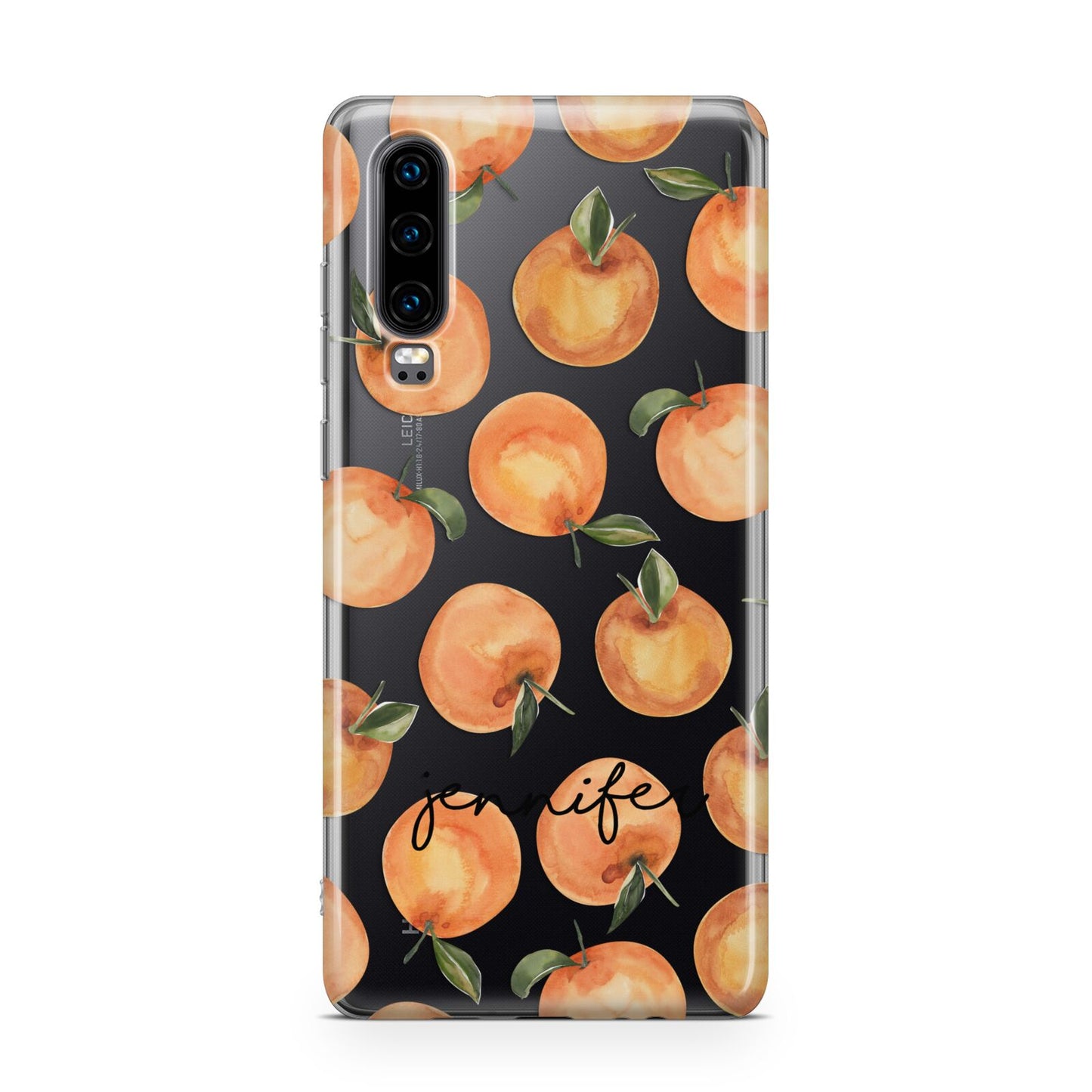 Personalised Oranges Name Huawei P30 Phone Case