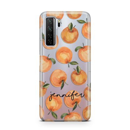 Personalised Oranges Name Huawei P40 Lite 5G Phone Case