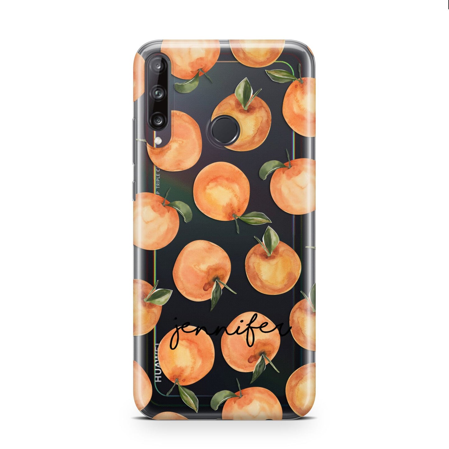 Personalised Oranges Name Huawei P40 Lite E Phone Case