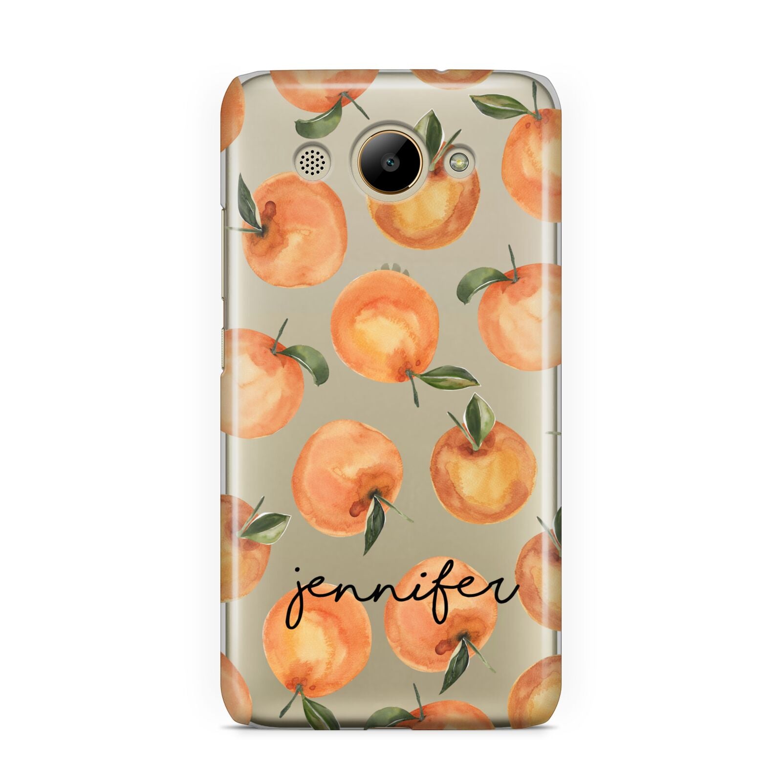 Personalised Oranges Name Huawei Y3 2017