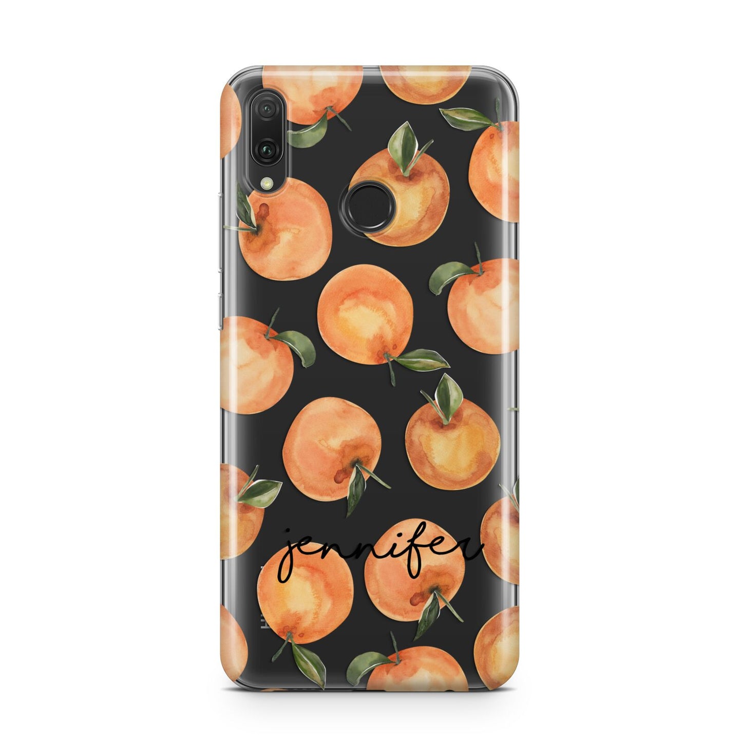 Personalised Oranges Name Huawei Y9 2019