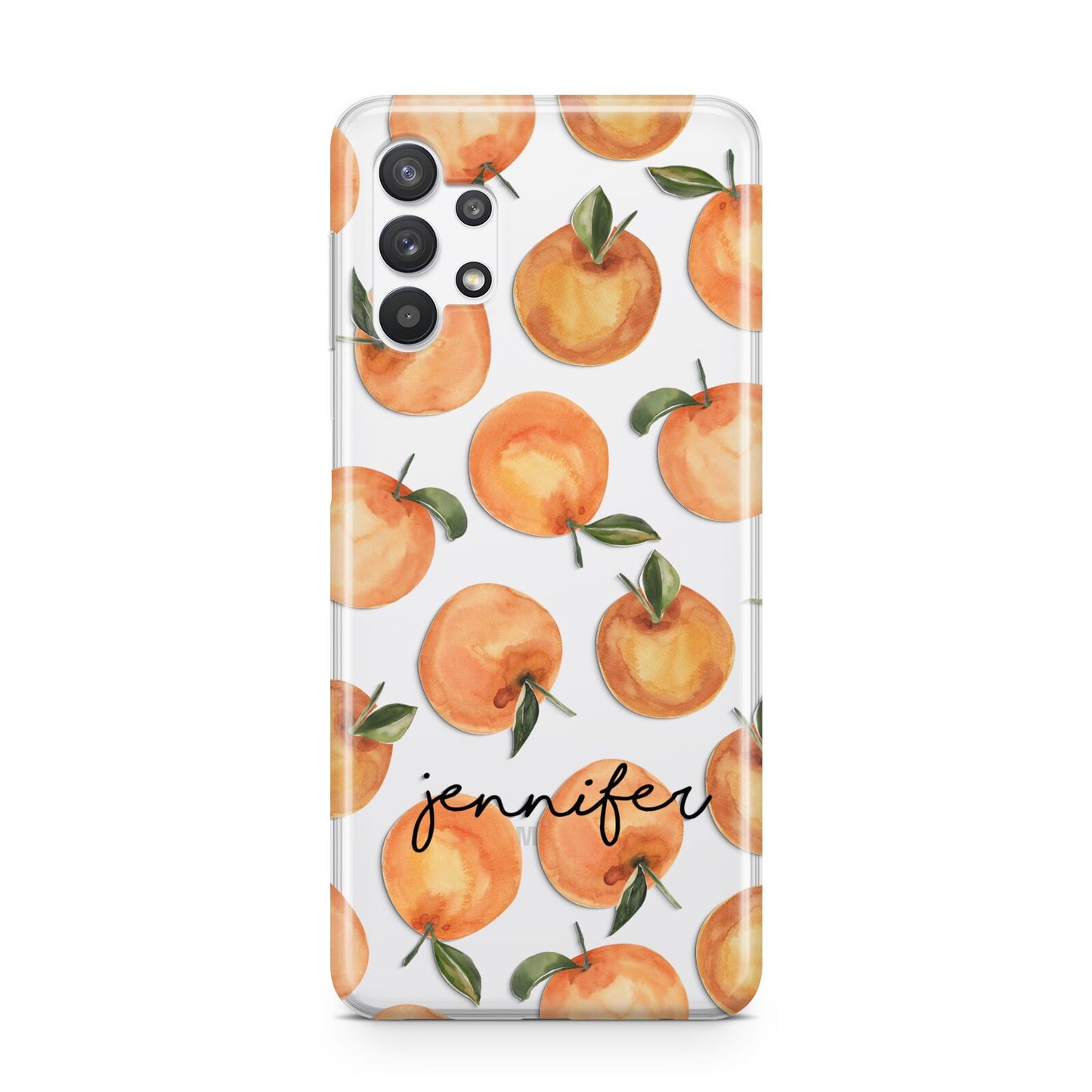 Personalised Oranges Name Samsung A32 5G Case