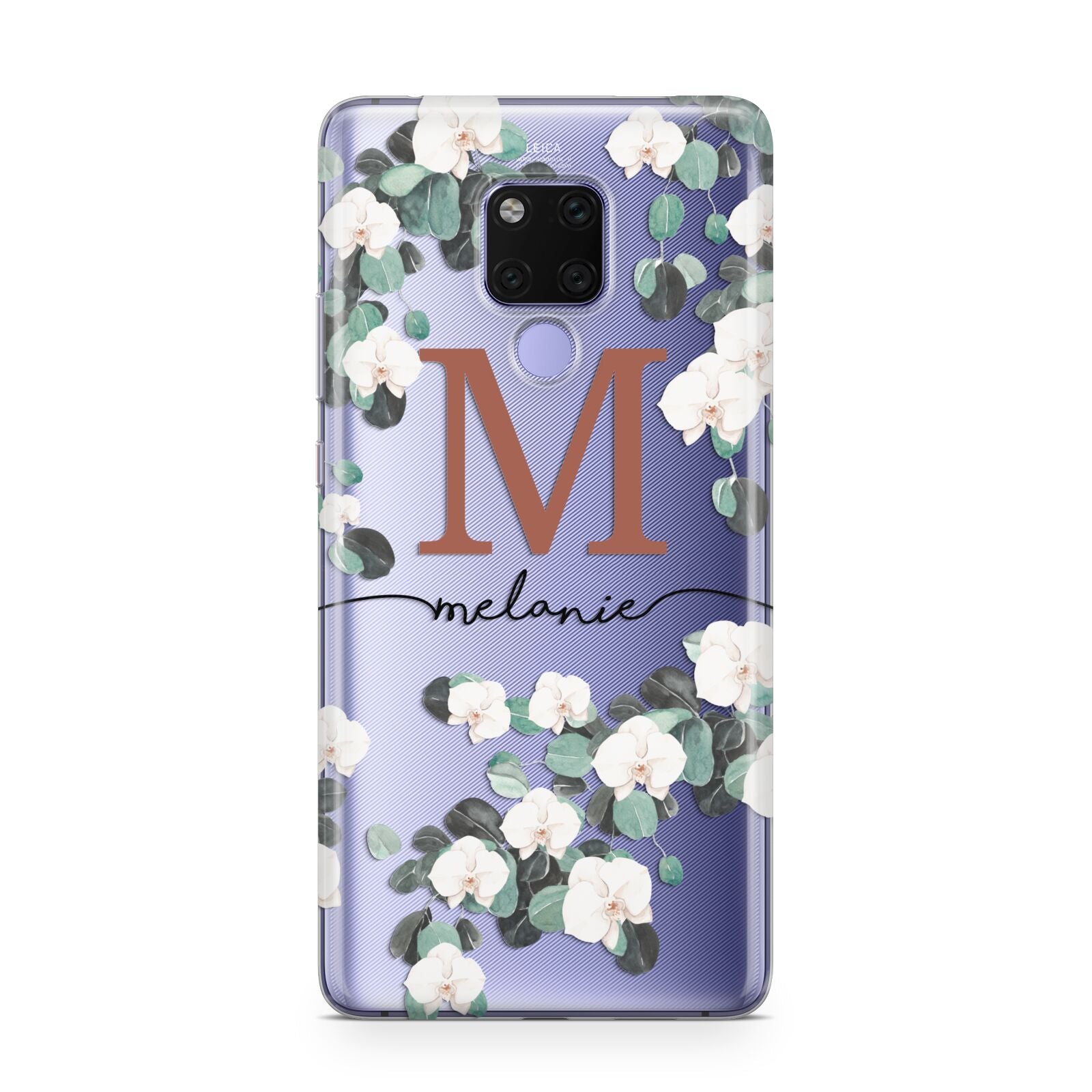 Personalised Orchid Huawei Mate 20X Phone Case