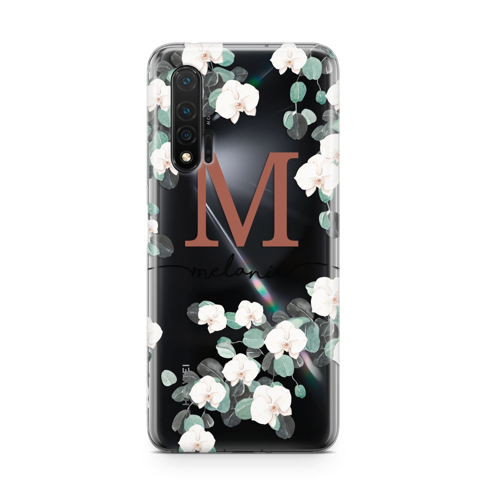 Personalised Orchid Huawei Nova 6 Phone Case