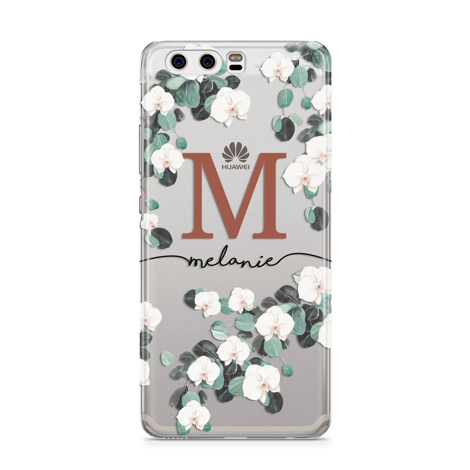 Personalised Orchid Huawei P10 Phone Case