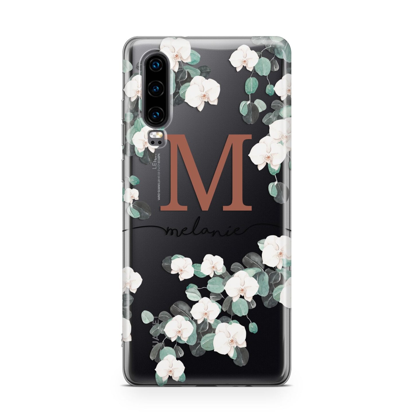 Personalised Orchid Huawei P30 Phone Case