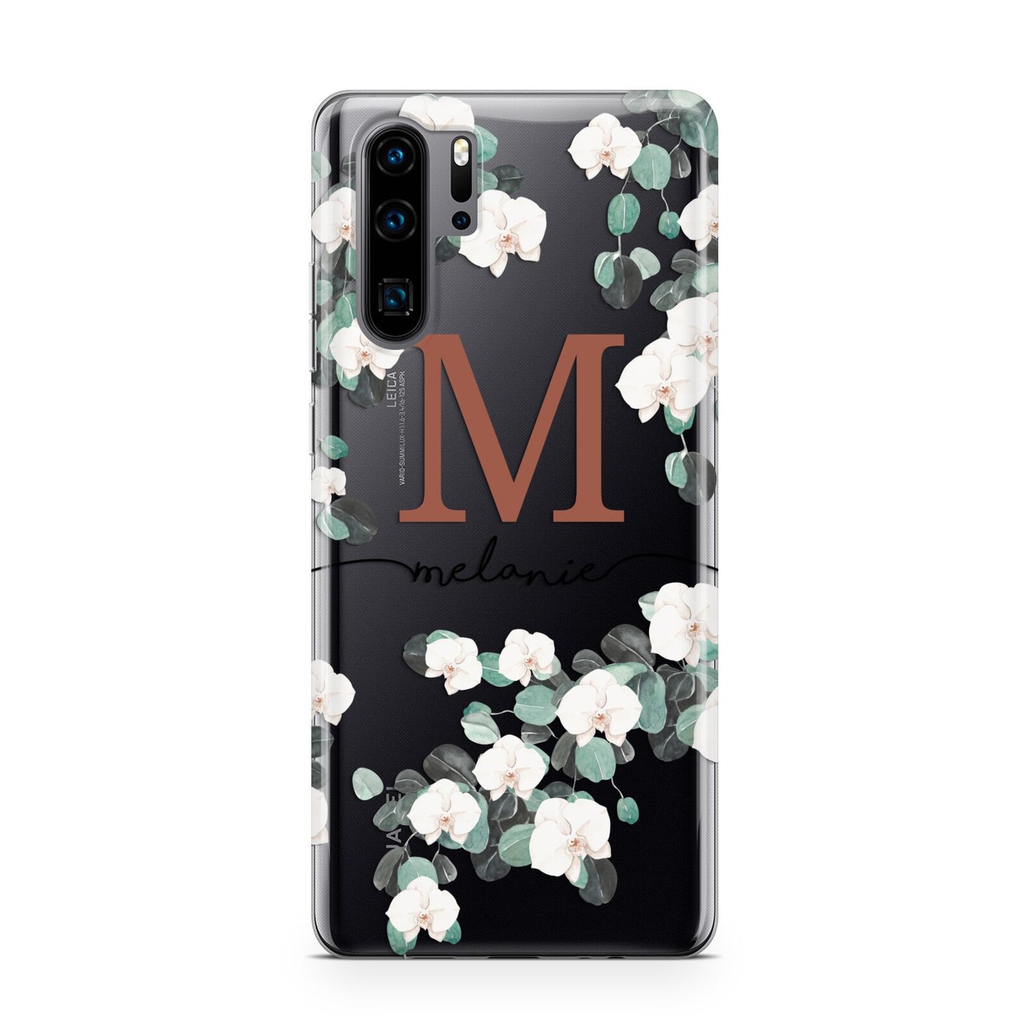 Personalised Orchid Huawei P30 Pro Phone Case