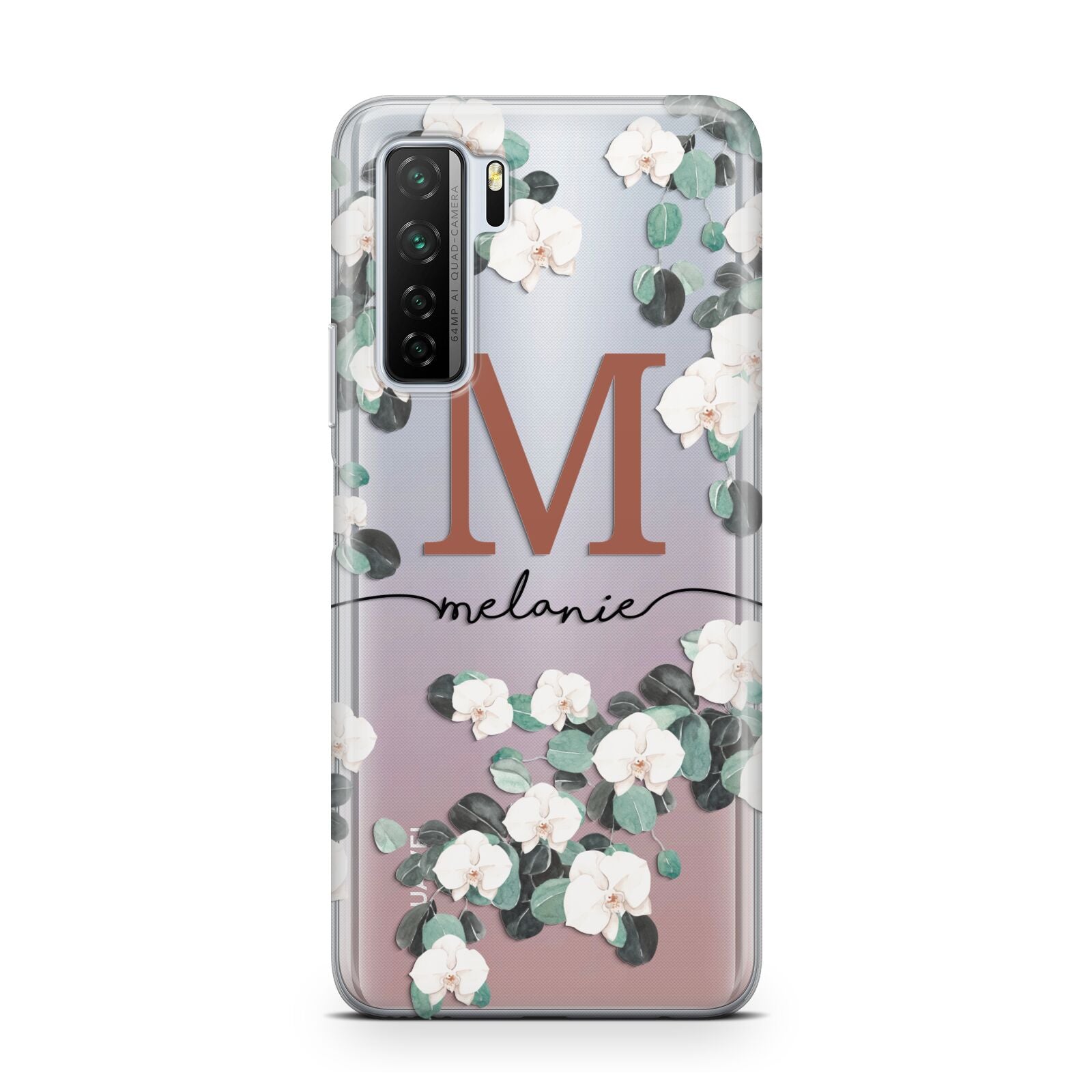 Personalised Orchid Huawei P40 Lite 5G Phone Case