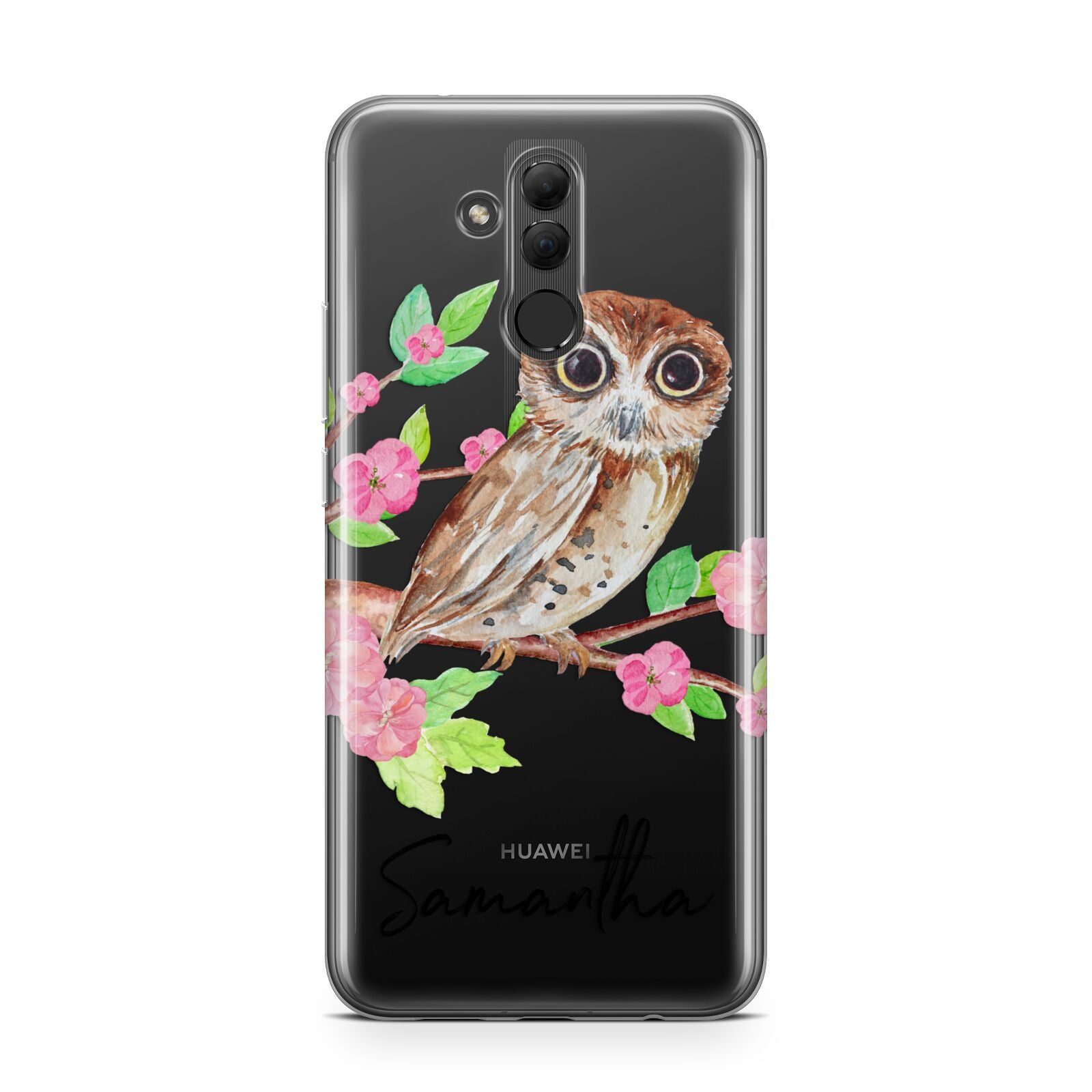 Personalised Owl Huawei Mate 20 Lite