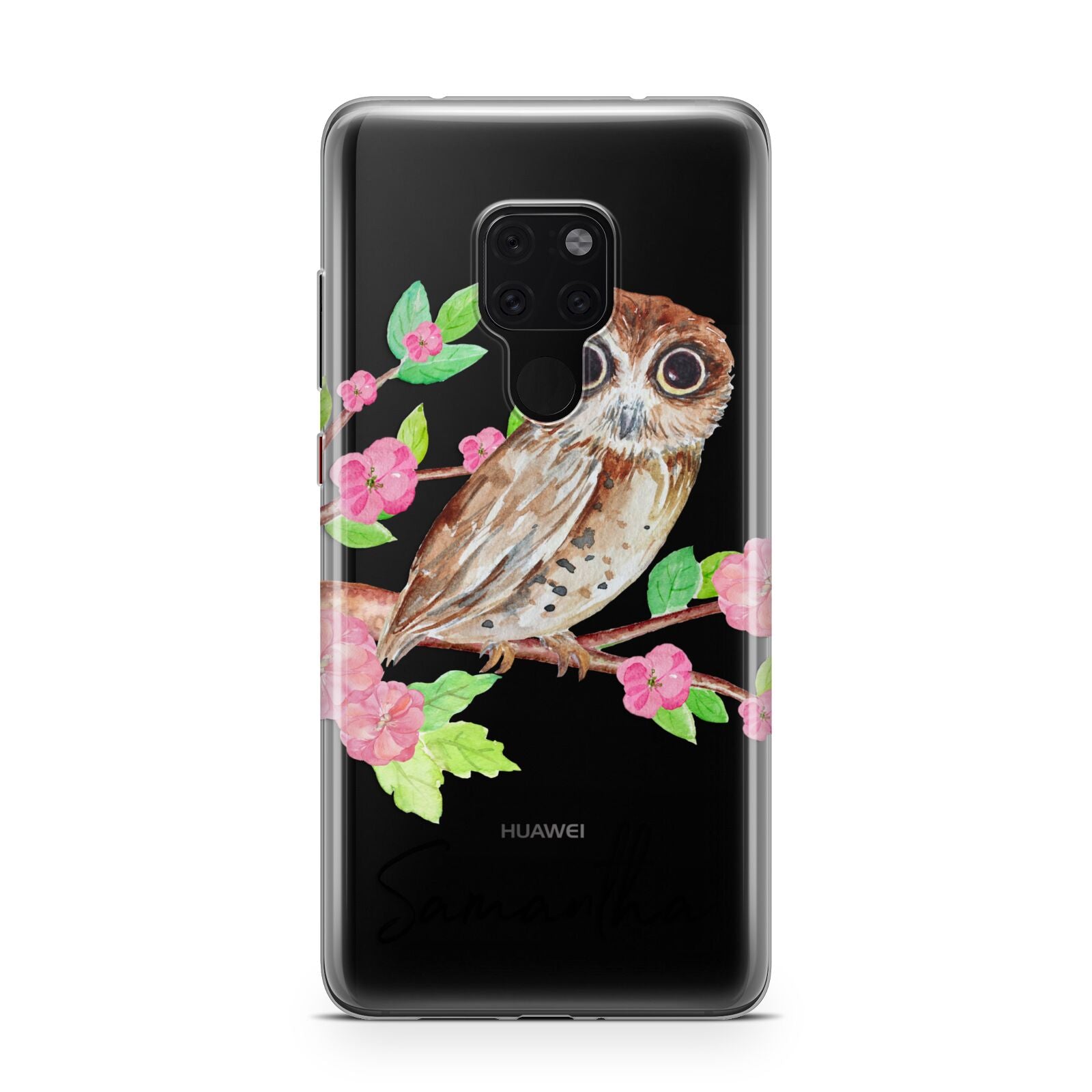 Personalised Owl Huawei Mate 20 Phone Case