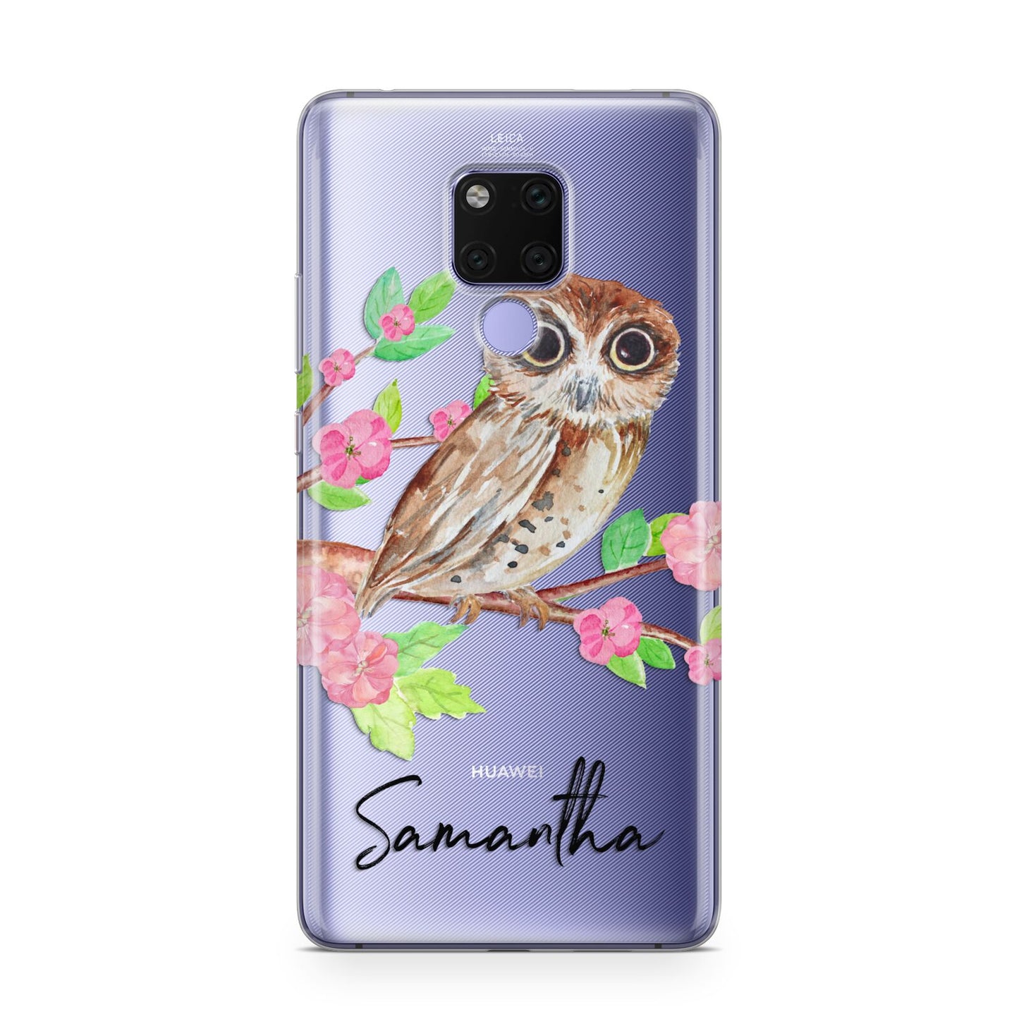 Personalised Owl Huawei Mate 20X Phone Case