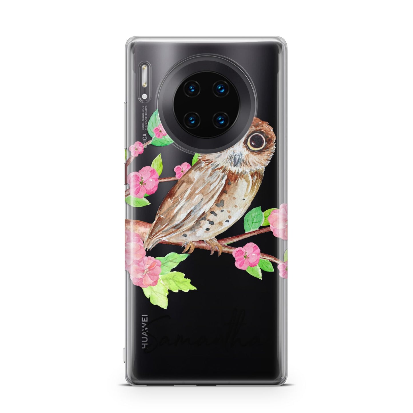 Personalised Owl Huawei Mate 30 Pro Phone Case