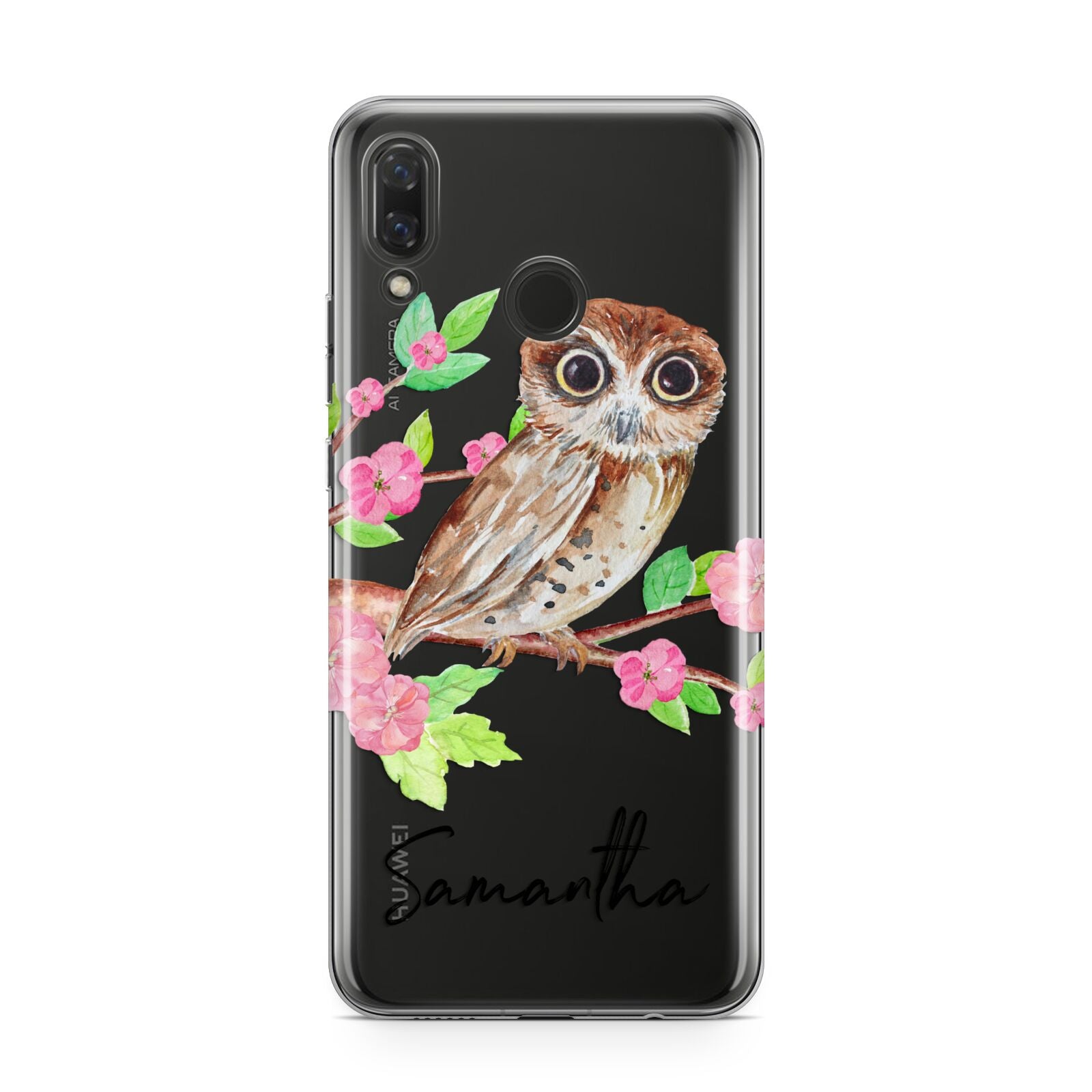 Personalised Owl Huawei Nova 3 Phone Case