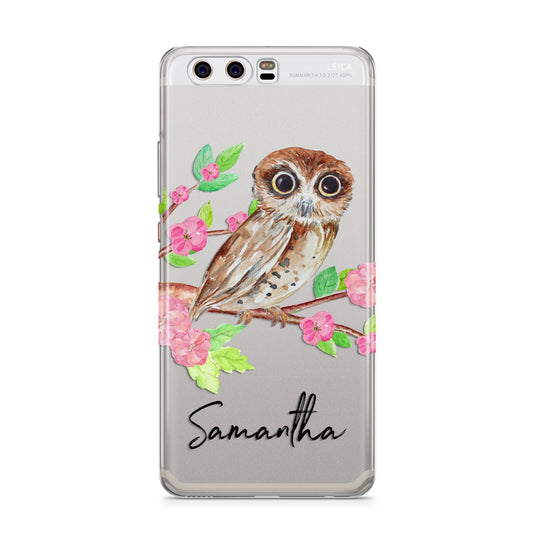 Personalised Owl Huawei P10 Phone Case