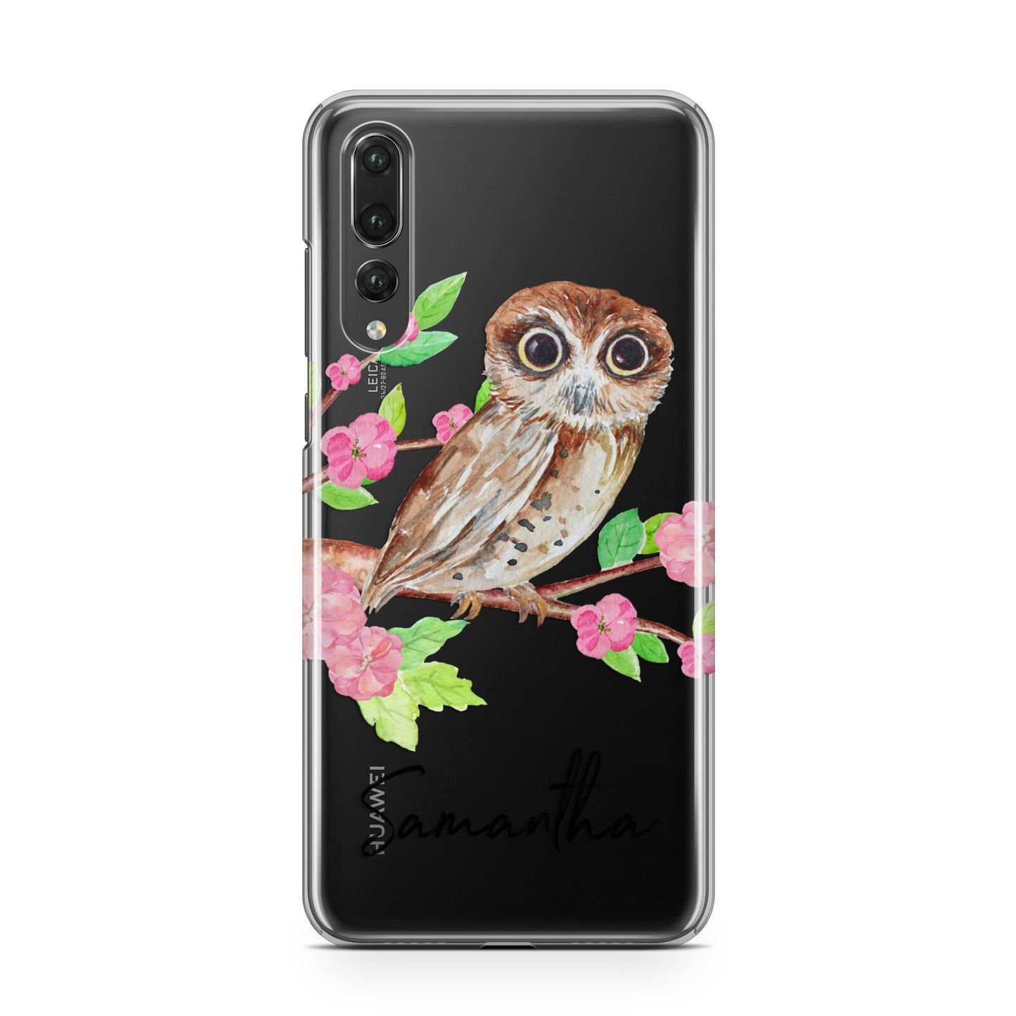 Personalised Owl Huawei P20 Pro Phone Case